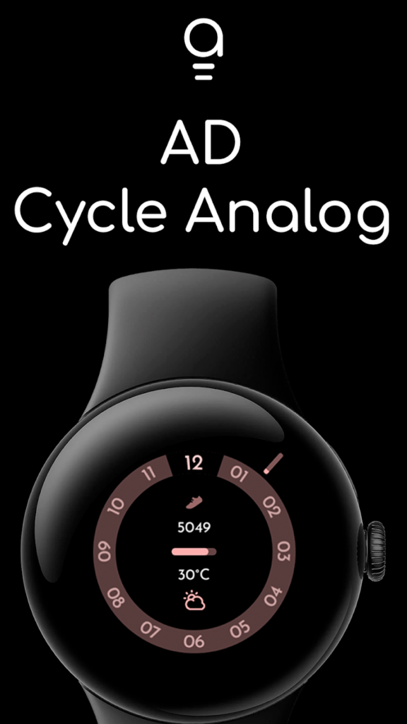2 loại gồm có mặt đồng hồ Galaxy Watch AD Cycle Analog
