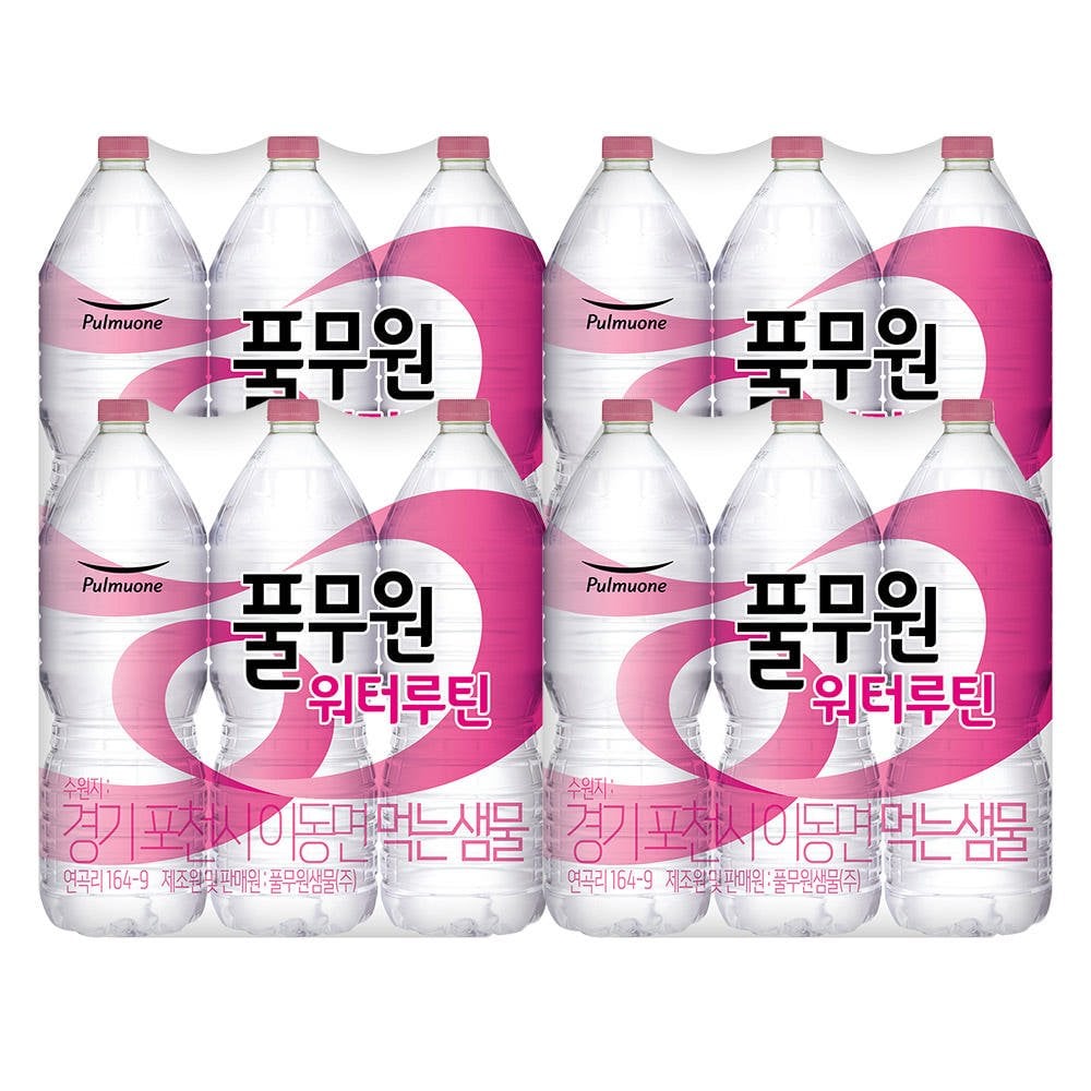 Nước đóng chai thường lệ Pulmuone Water 2L, 24 chiếc