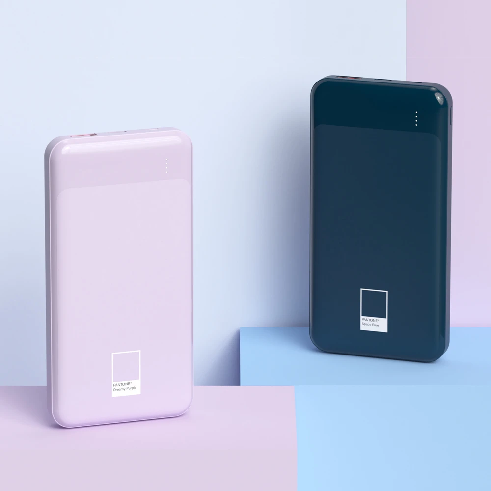 Pin phụ Pantone PTPB-04, màu tím, 10000mAh, 1 chiếc