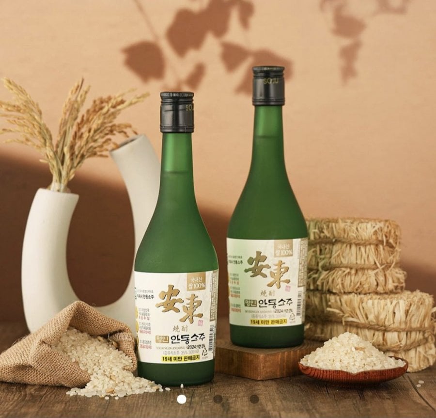 Bậc thầy Park Jae-seo Andong Soju 35 độ 8 chai và rượu truyền thống khác Andong Soju