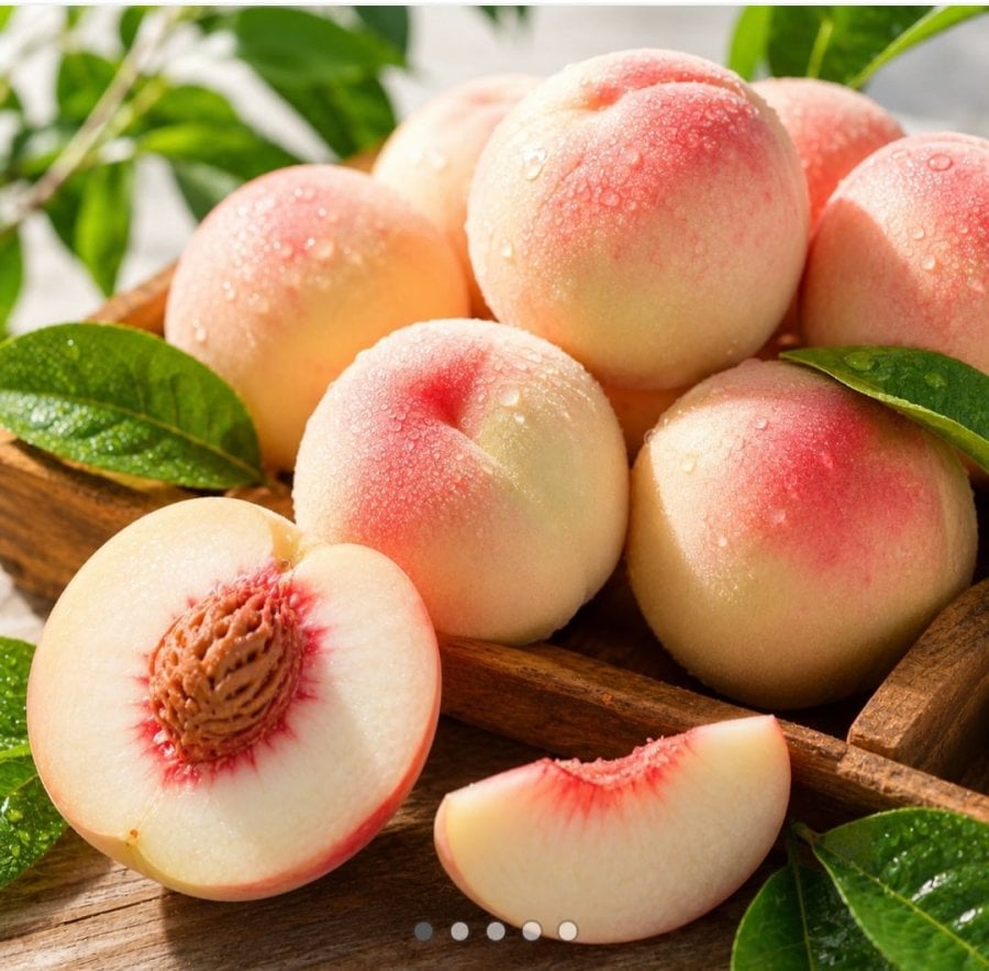 4kg đào trắng nứt nẻ
