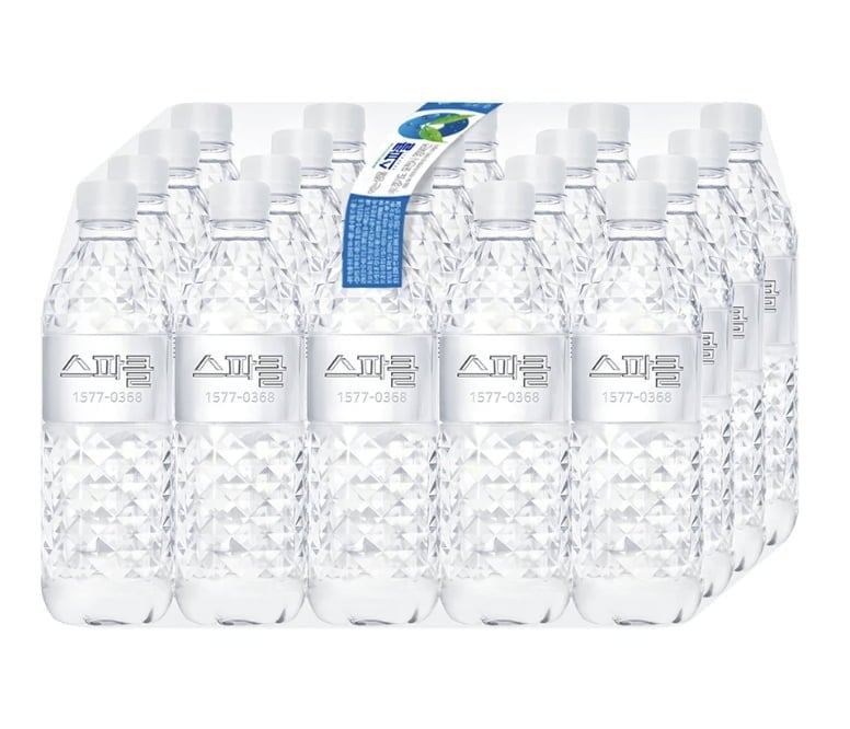 Nước đóng chai có ga không nhãn, 500ml, 80 chiếc