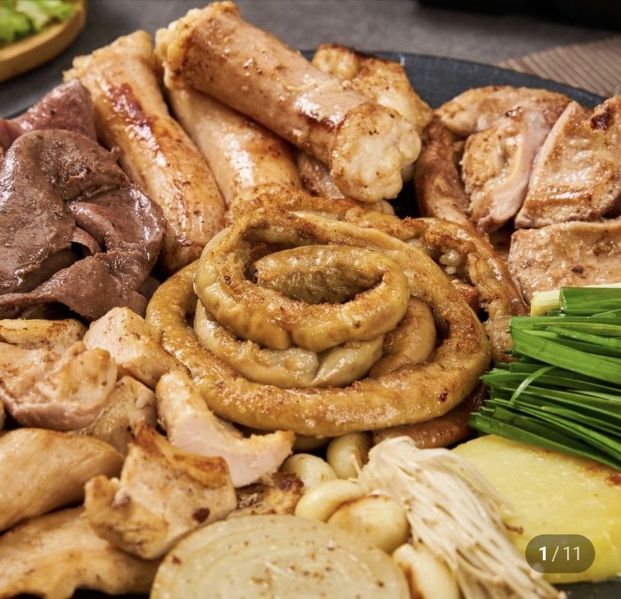 160g lòng bò + 20g sốt