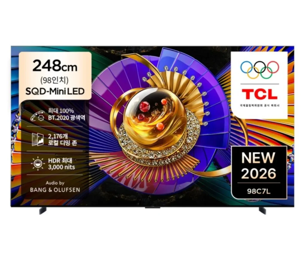 [TV 98 inch] TV LED TCL 4K SQD-Mini (treo tường)