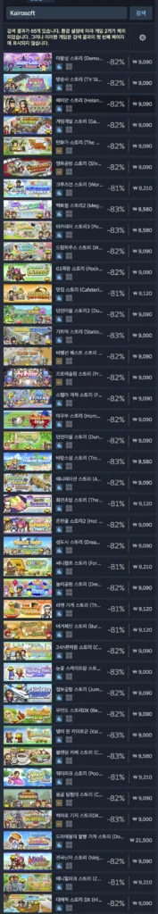 trò chơi kairosoft