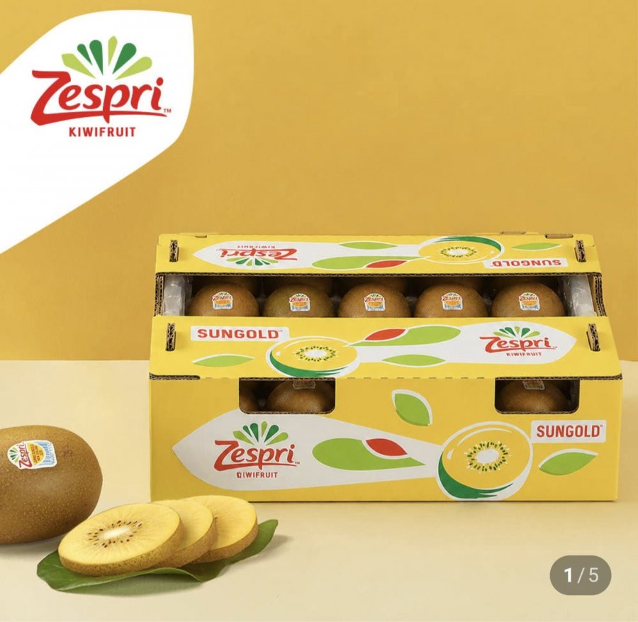 Zespri Sungold Kiwi Extra Size Quả lớn Số lượng lớn 5,73kg 41 miếng