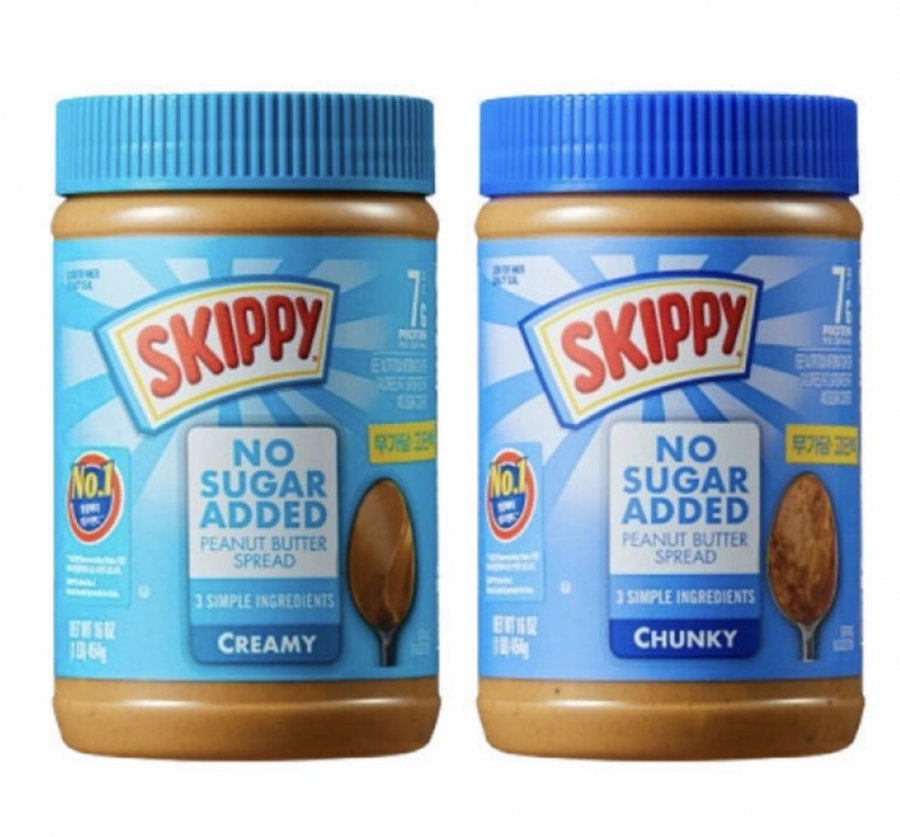 Bơ Đậu Phộng Skippy Không Đường Dạng Kem 454g+ Chunk 454g