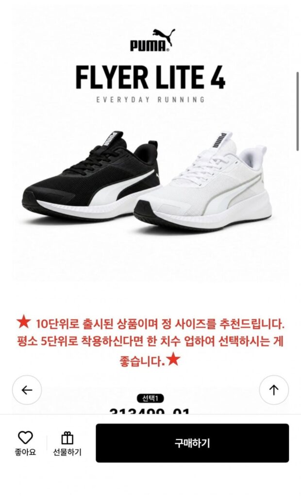 Giày đi bộ nhẹ unisex Puma FLYER LITE 4 2 loại chọn 1
