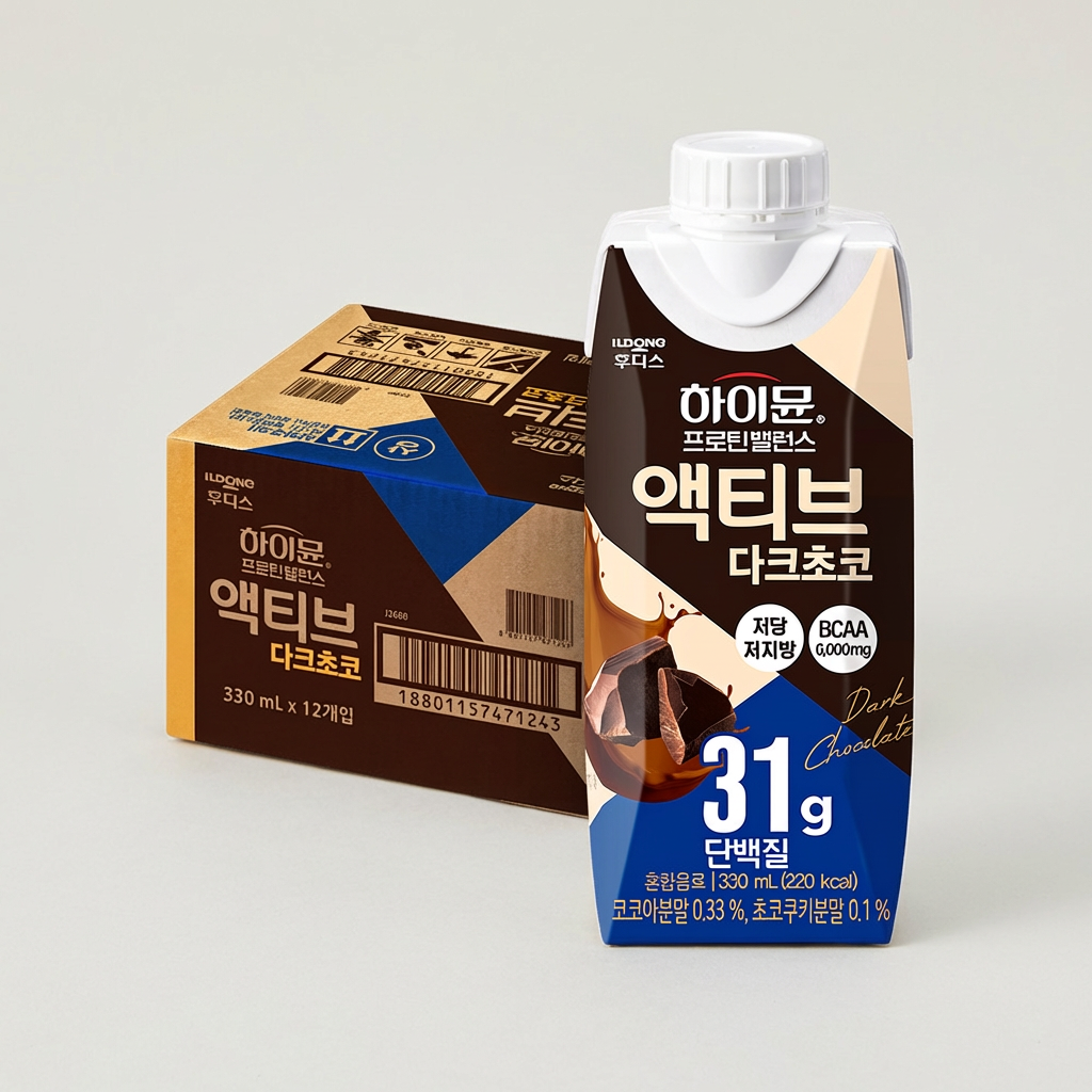 Hymune Protein Balance Active Sôcôla đen, 330ml, 12 miếng