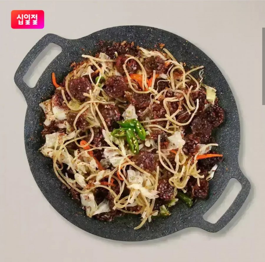 Sundae trắng Mirim Tongtong xào, 2~3 phần, Sundae + Tripe + Gan