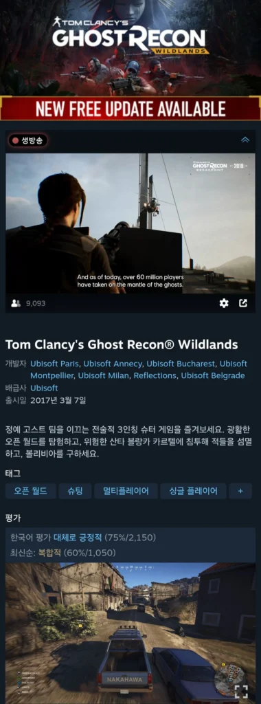 Cuộc trinh sát ma của Tom Clancy: Vùng đất hoang dã