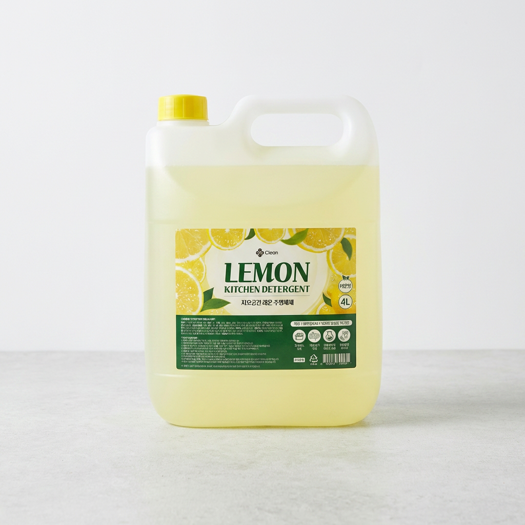 Nước Rửa Chén Geoclean Lemon, 4L, 2 Cái