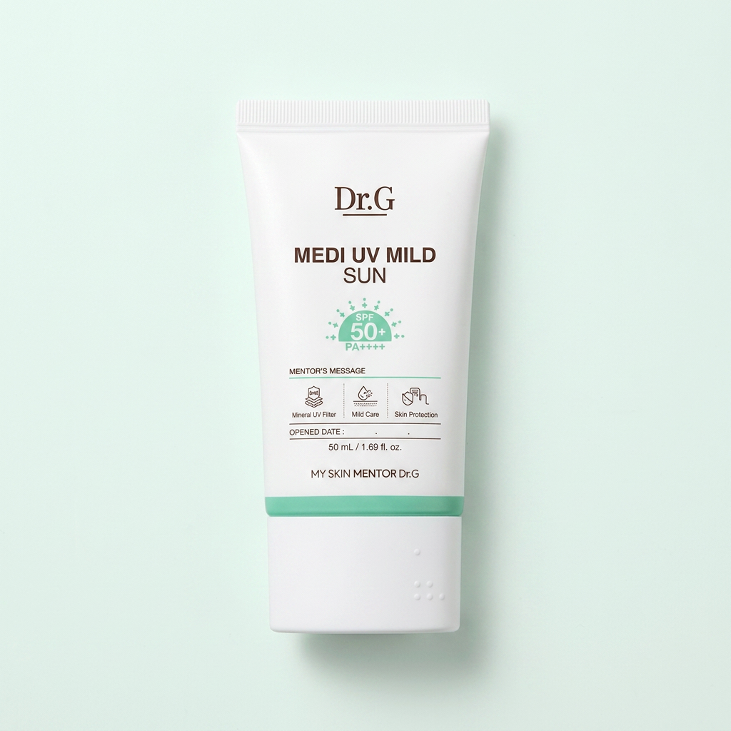 Kem chống nắng dịu nhẹ Dr. G Medi UV, 50ml, 2 chiếc