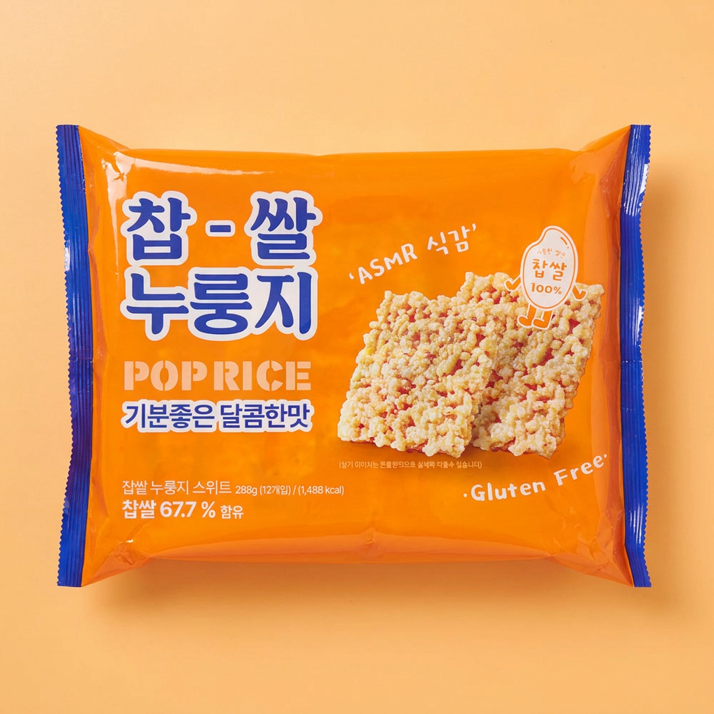Gạo nếp Nurungji vị ngọt 288g, 4 miếng