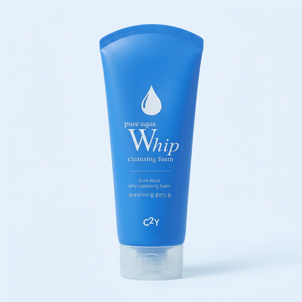 Sữa rửa mặt C2Y Pure Aqua Whip, 120ml, 4 miếng