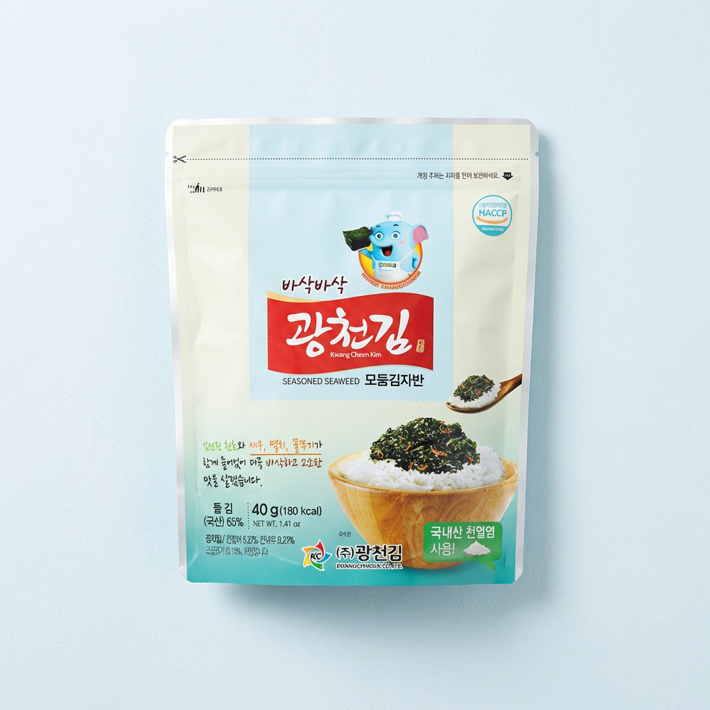 Rong biển Gwangcheon Chuối rong biển Gwangcheon, 40g, 10 túi