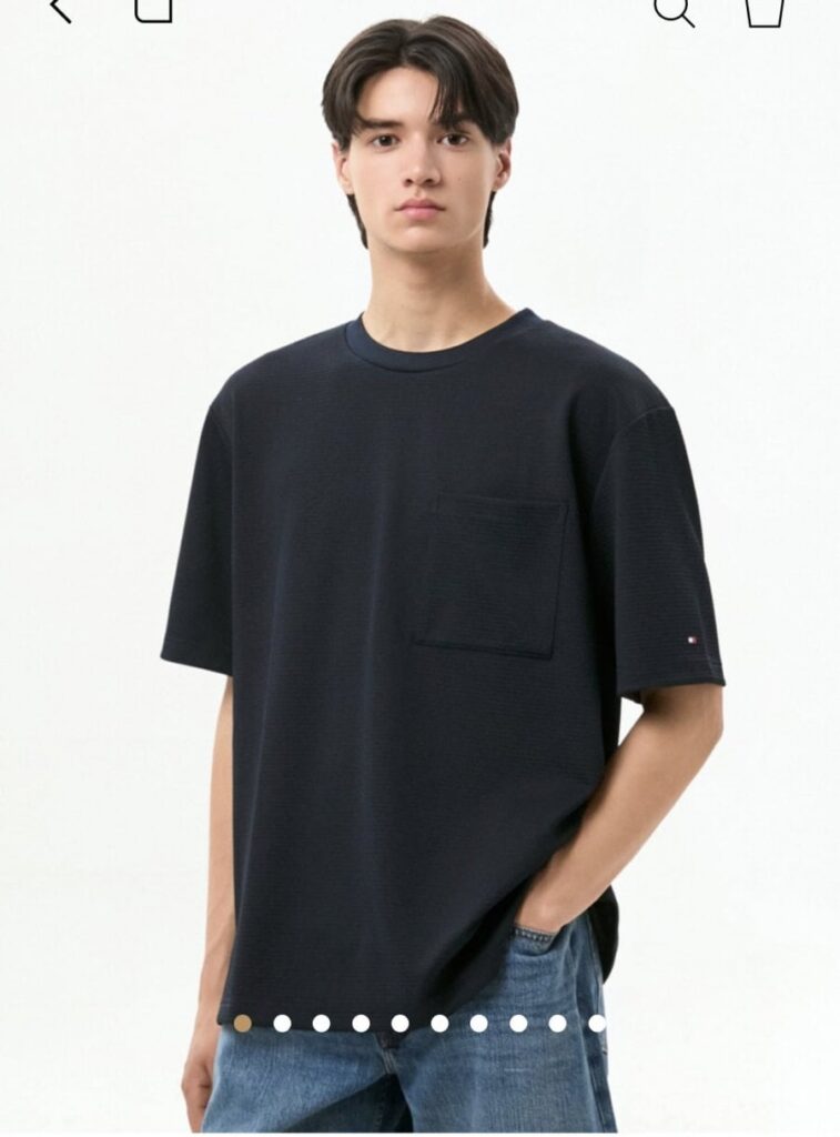 Áo phông cấu trúc biểu diễn của Tommy Hilfiger