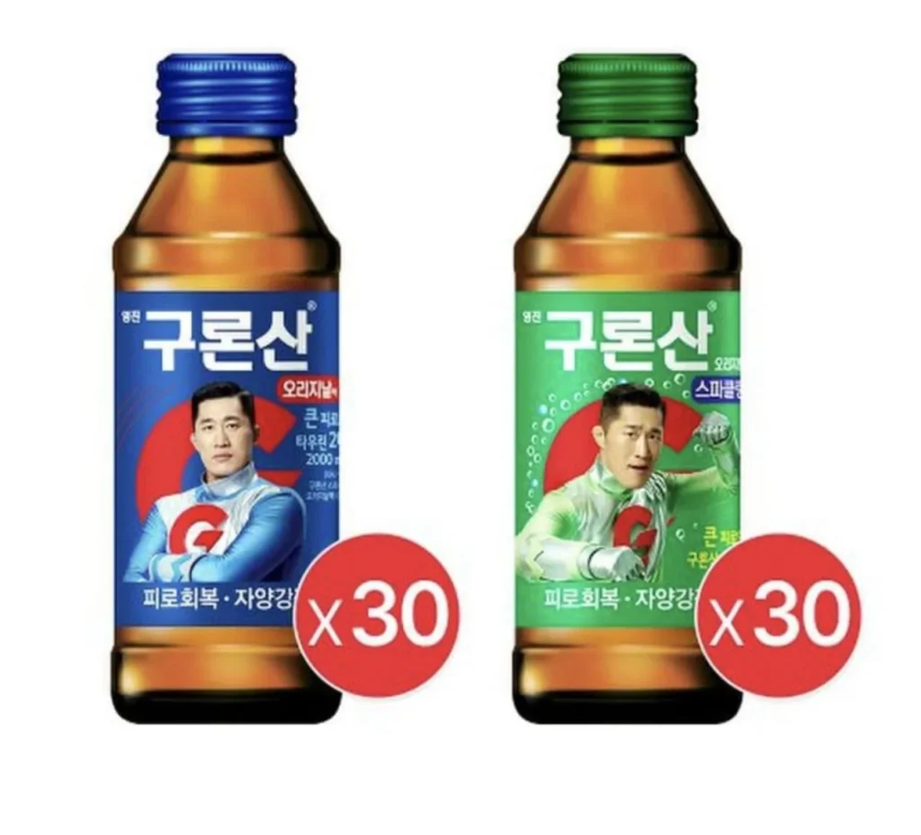 Axit Guronic dạng lỏng gốc 150ml 30 gói + sủi bọt 150ml 30 gói