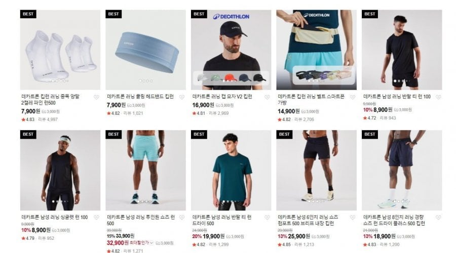 Tất cả các sản phẩm giảm giá mùa S/S của Decathlon