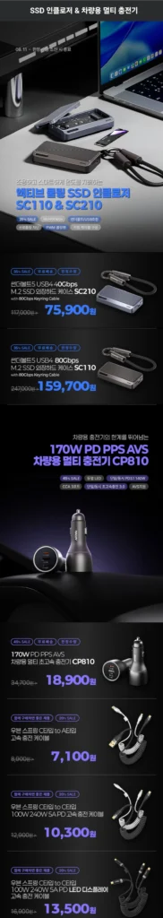 Giảm giá ra mắt vỏ SSD Artmu & bộ sạc đa năng cho xe