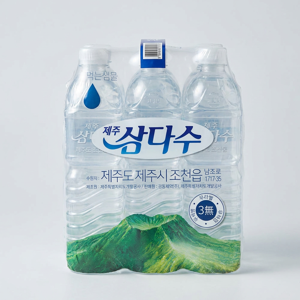 Jeju Samdasoo, nhãn ngẫu nhiên, 2L, 12 chai