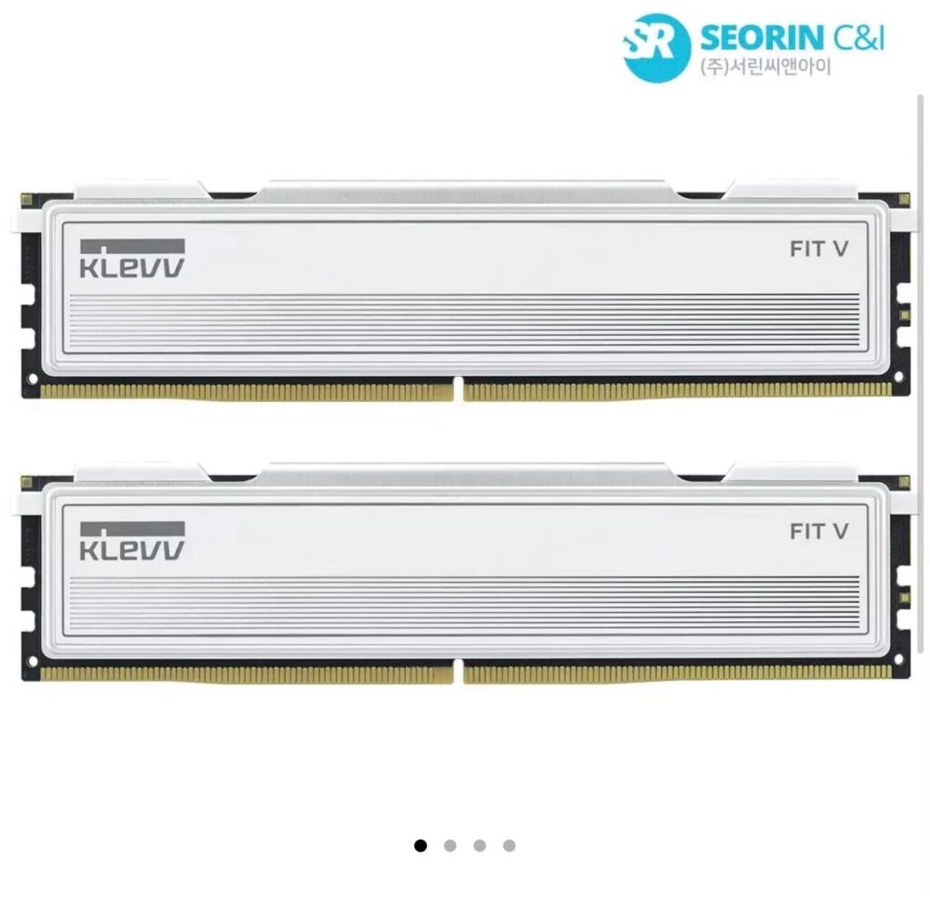 [11th Street] Essencore Cleve DDR5-6000 CL30 FIT V Gói màu trắng Serene (32GB(16Gx2))
