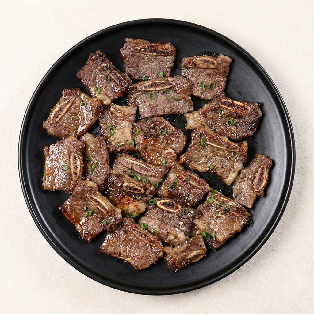 Pocheon Idong Seasoned LA Galbi, 500g, 3 gói