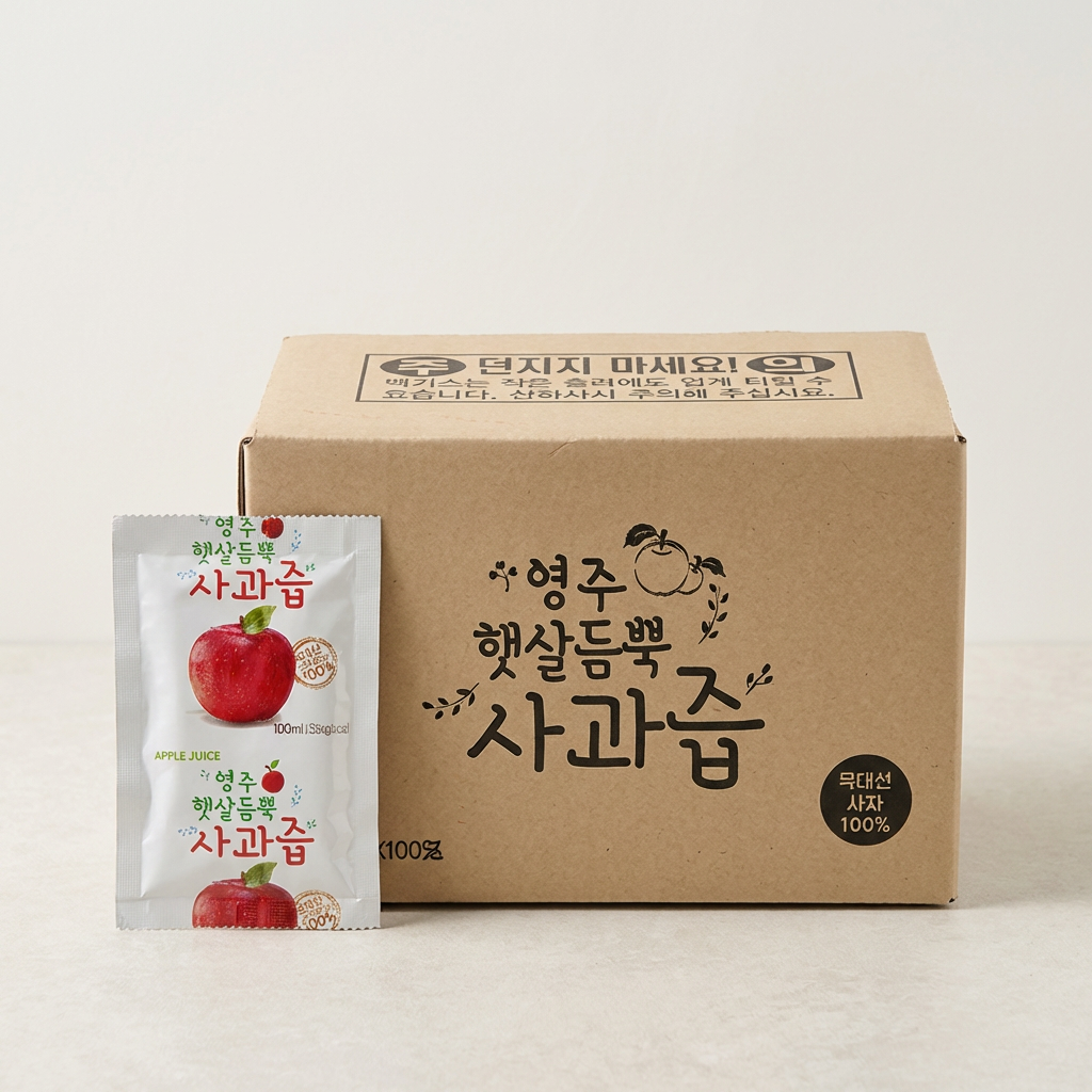 Nước ép táo Yeongju Sunshine, 100ml, 100 miếng