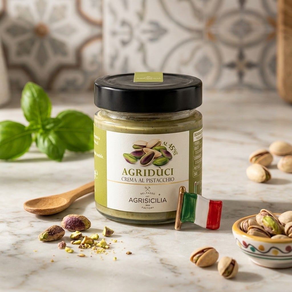 Kem trứng Eggrisicilia Pistachio, 200g, 1 miếng