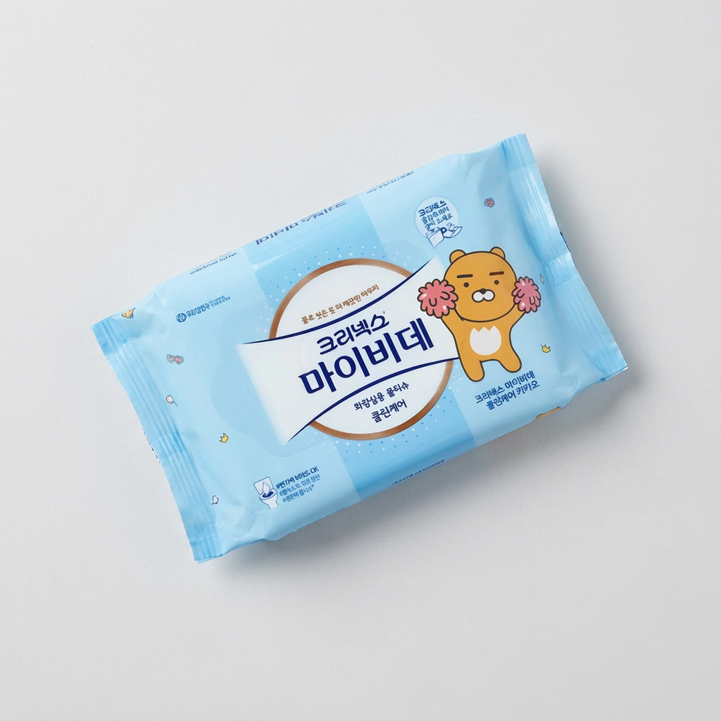 Khăn lau phòng tắm Kleenex My Bidet Clean Care, có thể nạp lại, 40 tờ, 16 gói