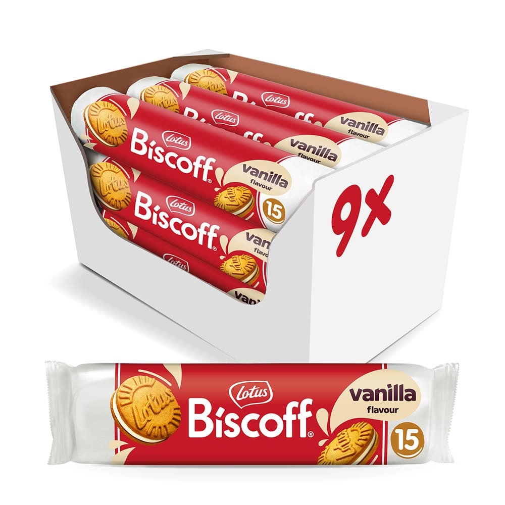 Lotus Biscoff Sand Hương Vani, 150g, 9 miếng