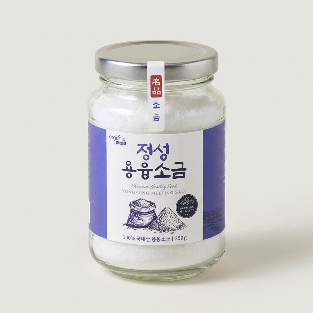 Muối rang nóng chảy nguyên chất Organic Friends, 250g, 1 miếng