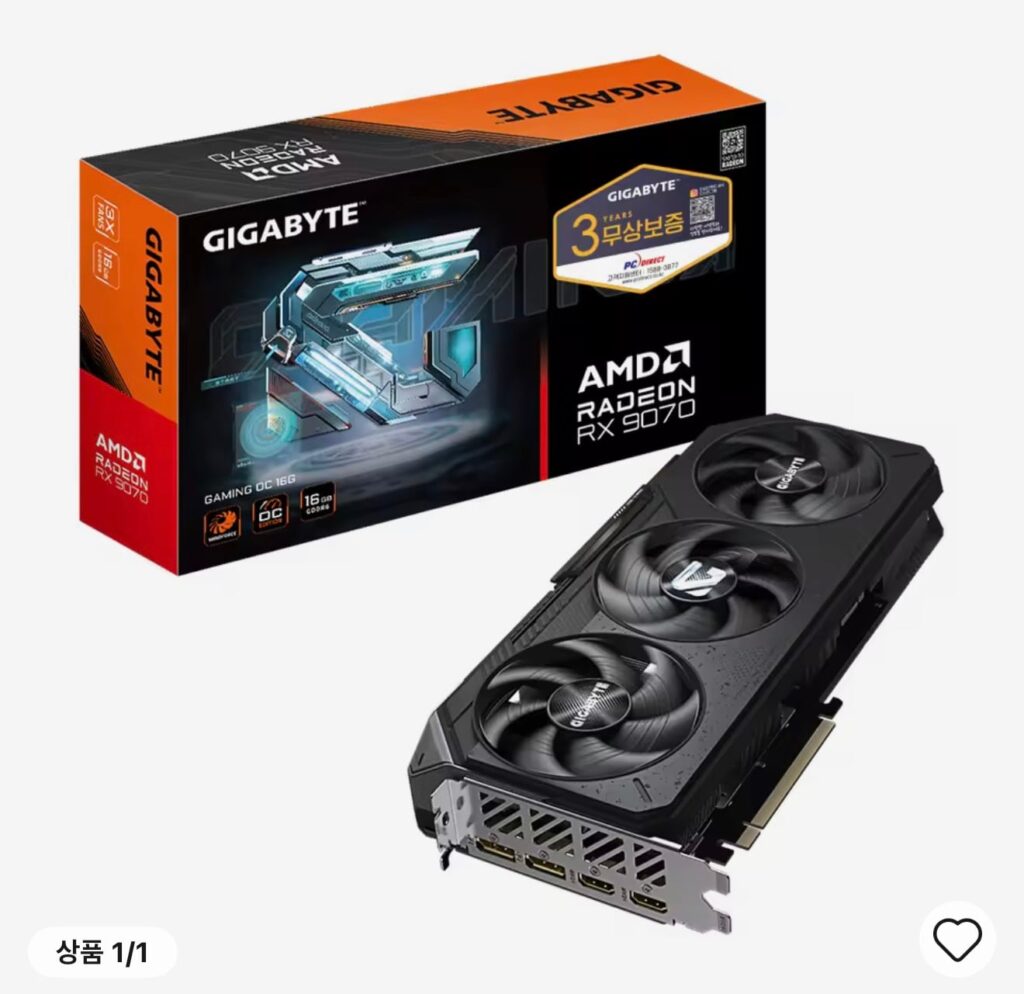 [Ali] GIGABYTE RX 9070 GAMING OC 16GB PC Direct