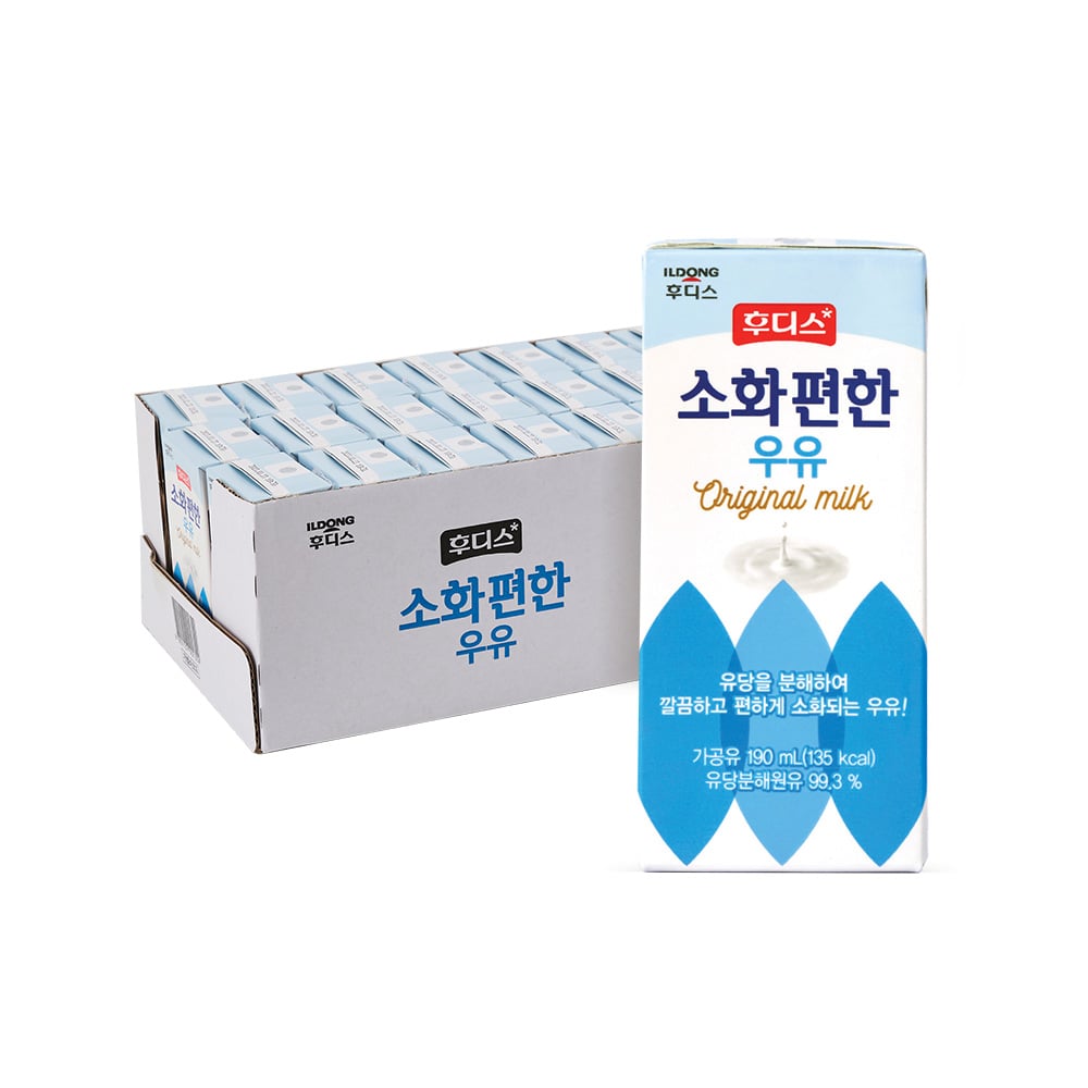 Sữa dễ tiêu Hoodis Original, 190ml, 24 chiếc