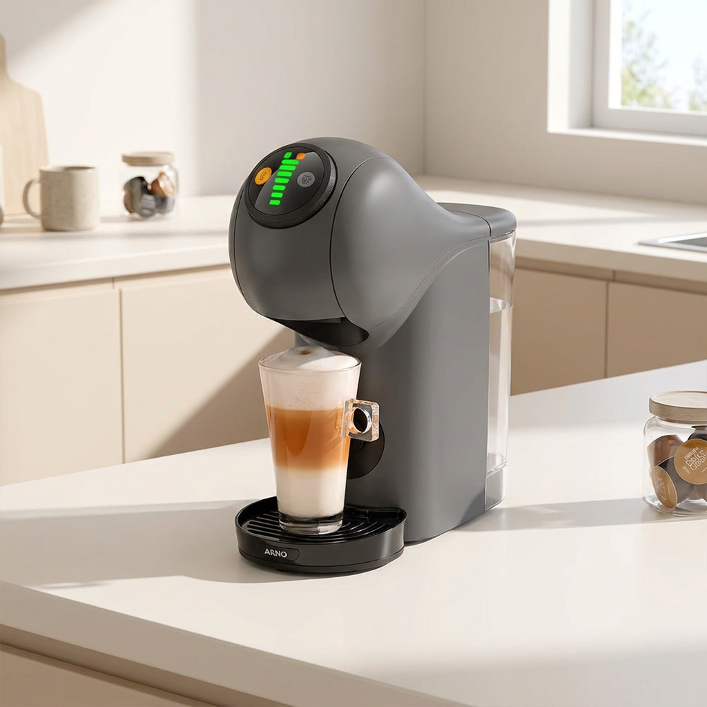 Reaper, Máy pha cà phê viên nang cơ bản Dolce Gusto Genio S, 2 hộp viên nang, tặng kèm quà tặng, than chì, 1 chiếc