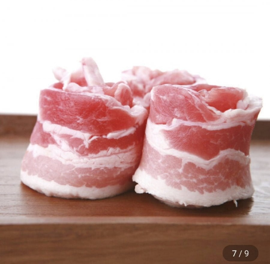 Thịt ba chỉ Duroc 500g 2 gói