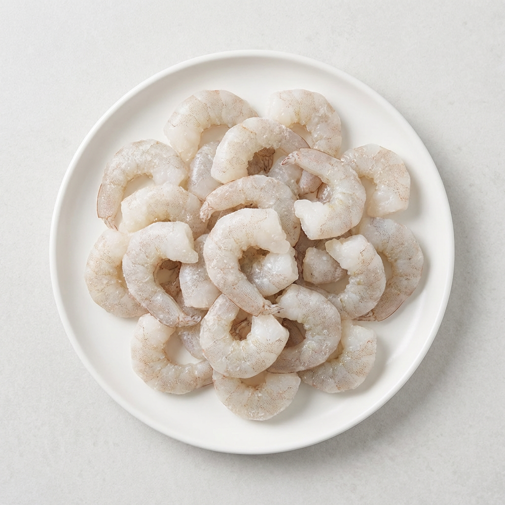 Thịt tôm thẻ chân trắng đông lạnh, cực lớn, 200g, 3 miếng