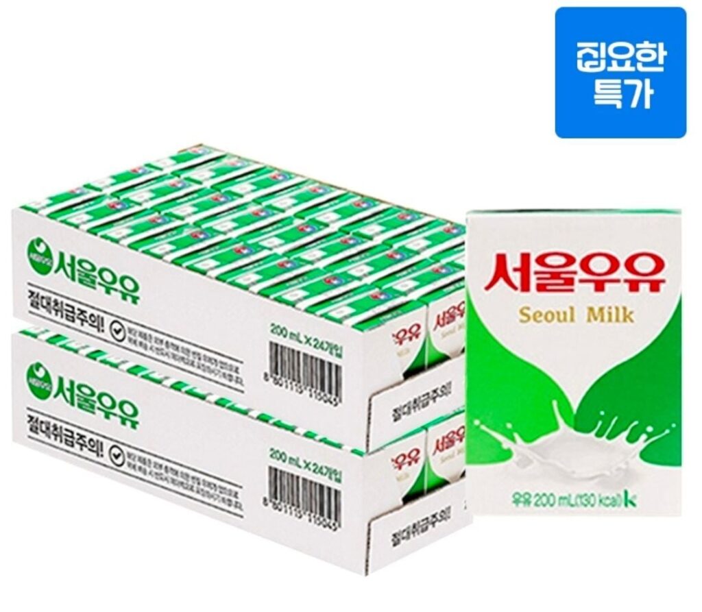 Sữa tiệt trùng Seoul Milk 200mlx48