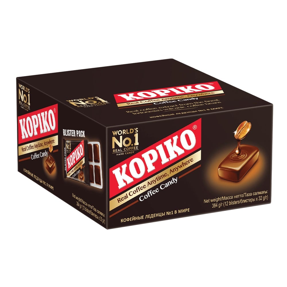 Kẹo vỉ hương vị cà phê Kopico, 32g, 12 viên, 1 hộp