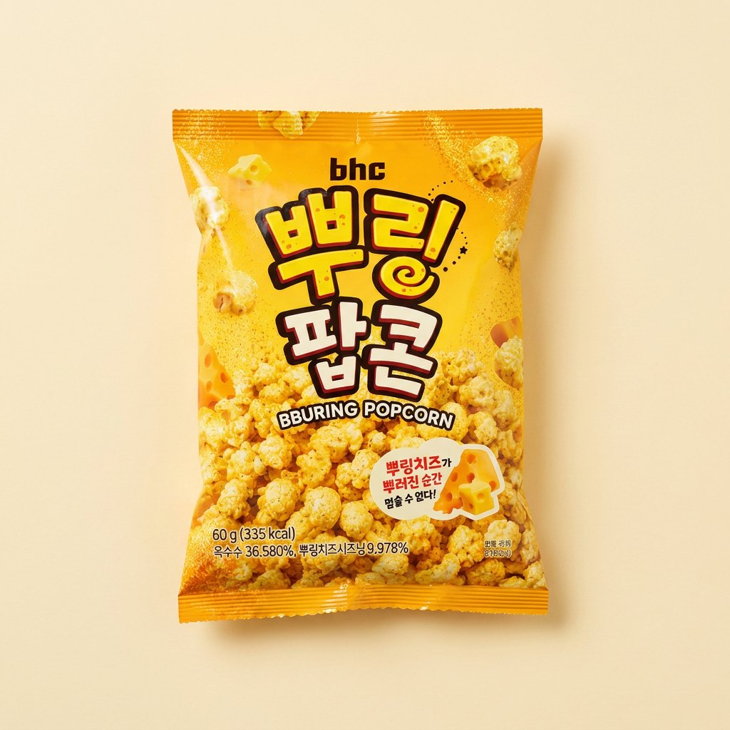 Bhc Đổ Bỏng Ngô, 60g, 12 miếng