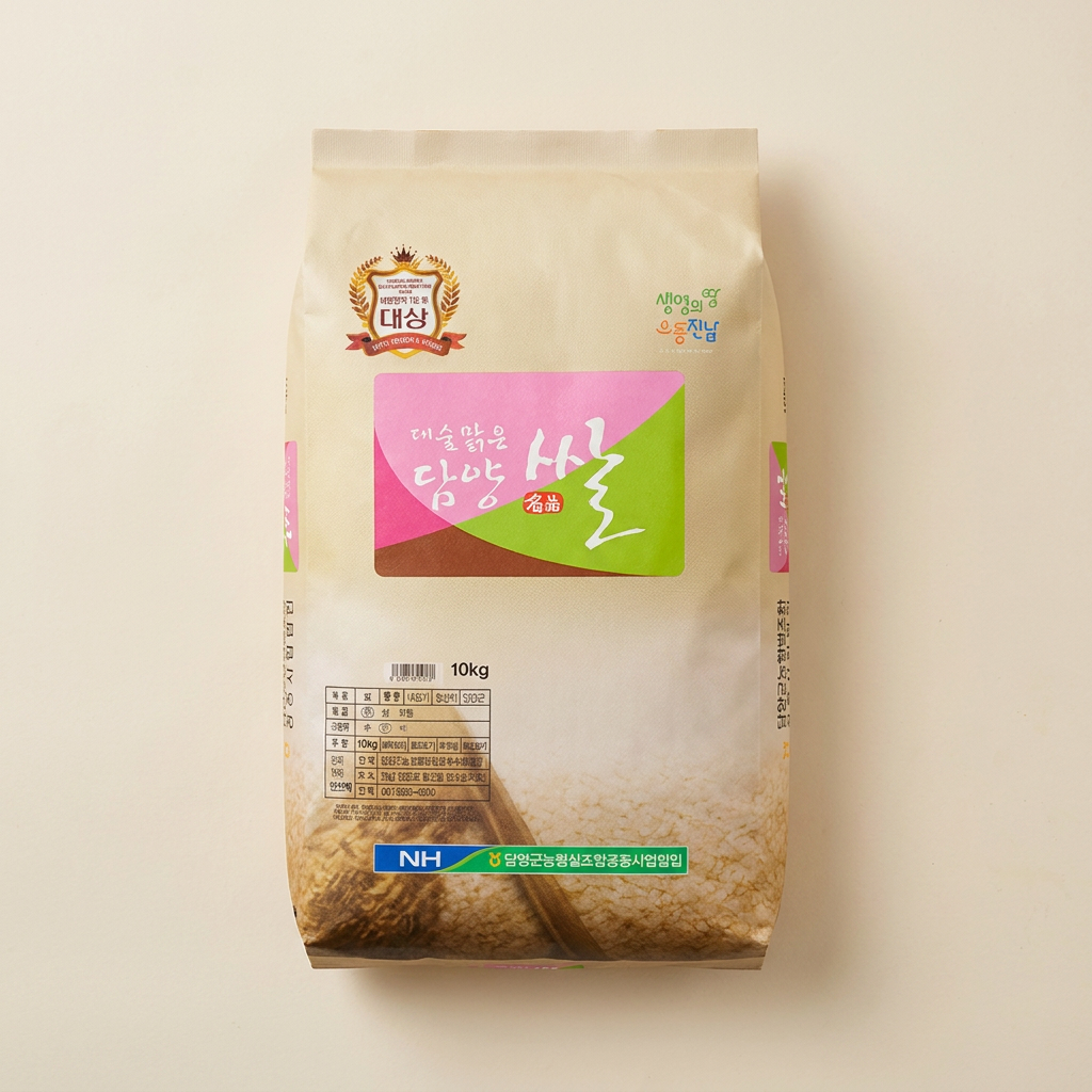 Gạo Daesup Clear Damyang loại đặc biệt, 10kg, 1 miếng