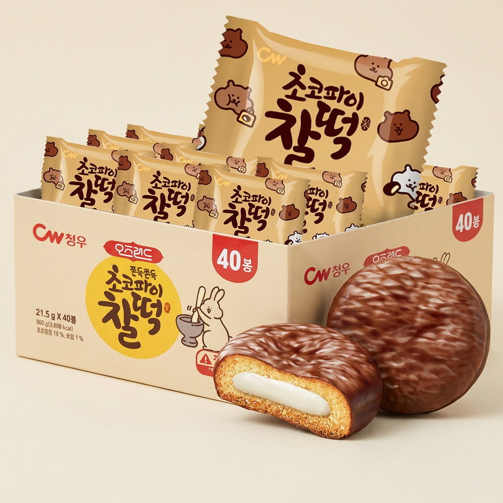 Bánh gạo Cheongwoo Choco Pie, 860g, 1 hộp